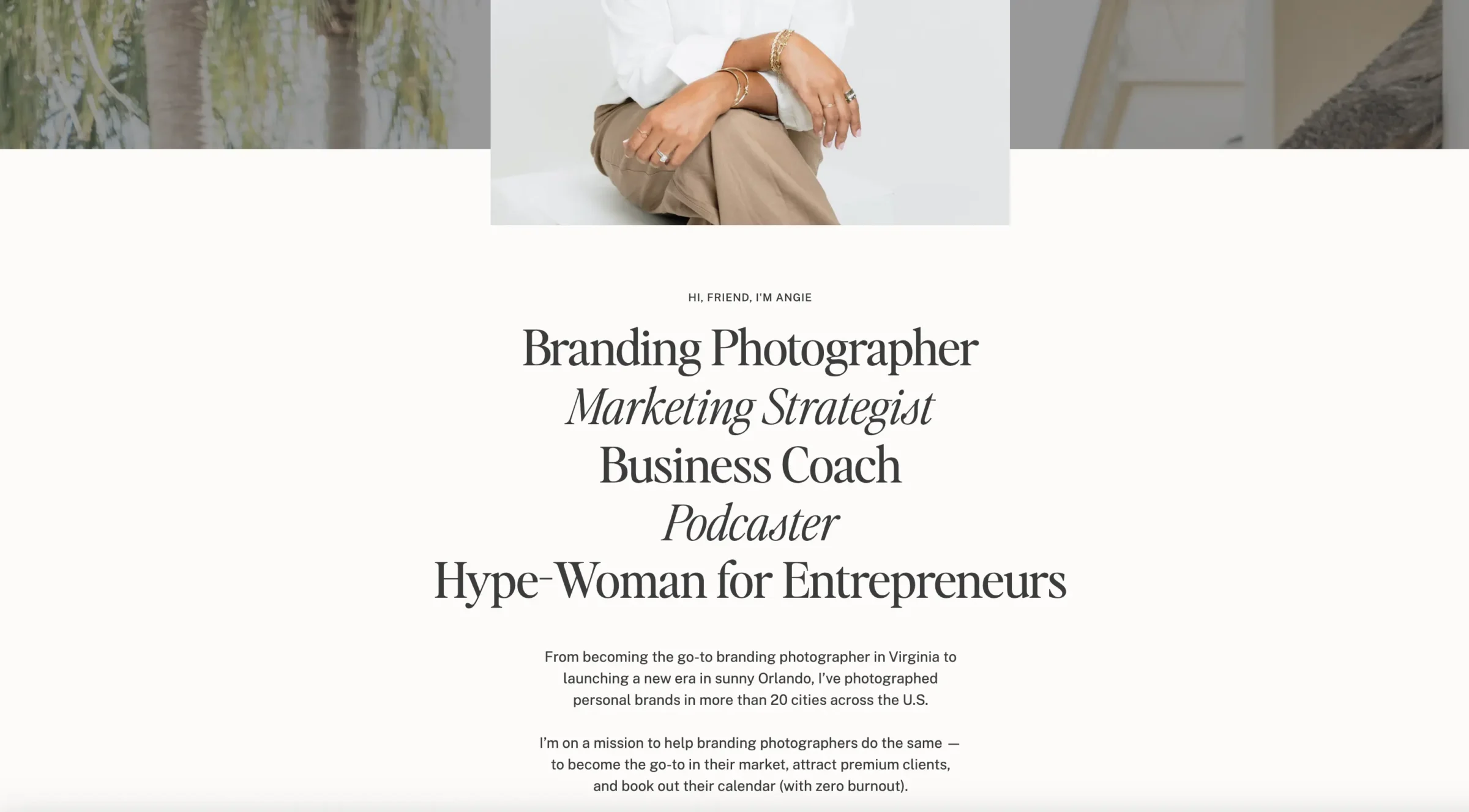 Homepage copy clearly states who the brand serves, reinforcing positioning clarity for visitors and search engines to build recognition and visibility